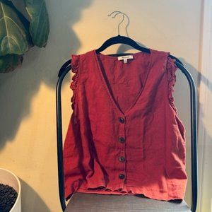 Madewell Button-Up Tank